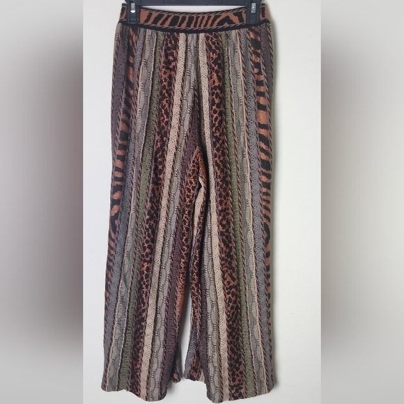 ✨Anthropologie✨ Cecilia Prado Knit Mixed Print Pants - Picture 6 of 8